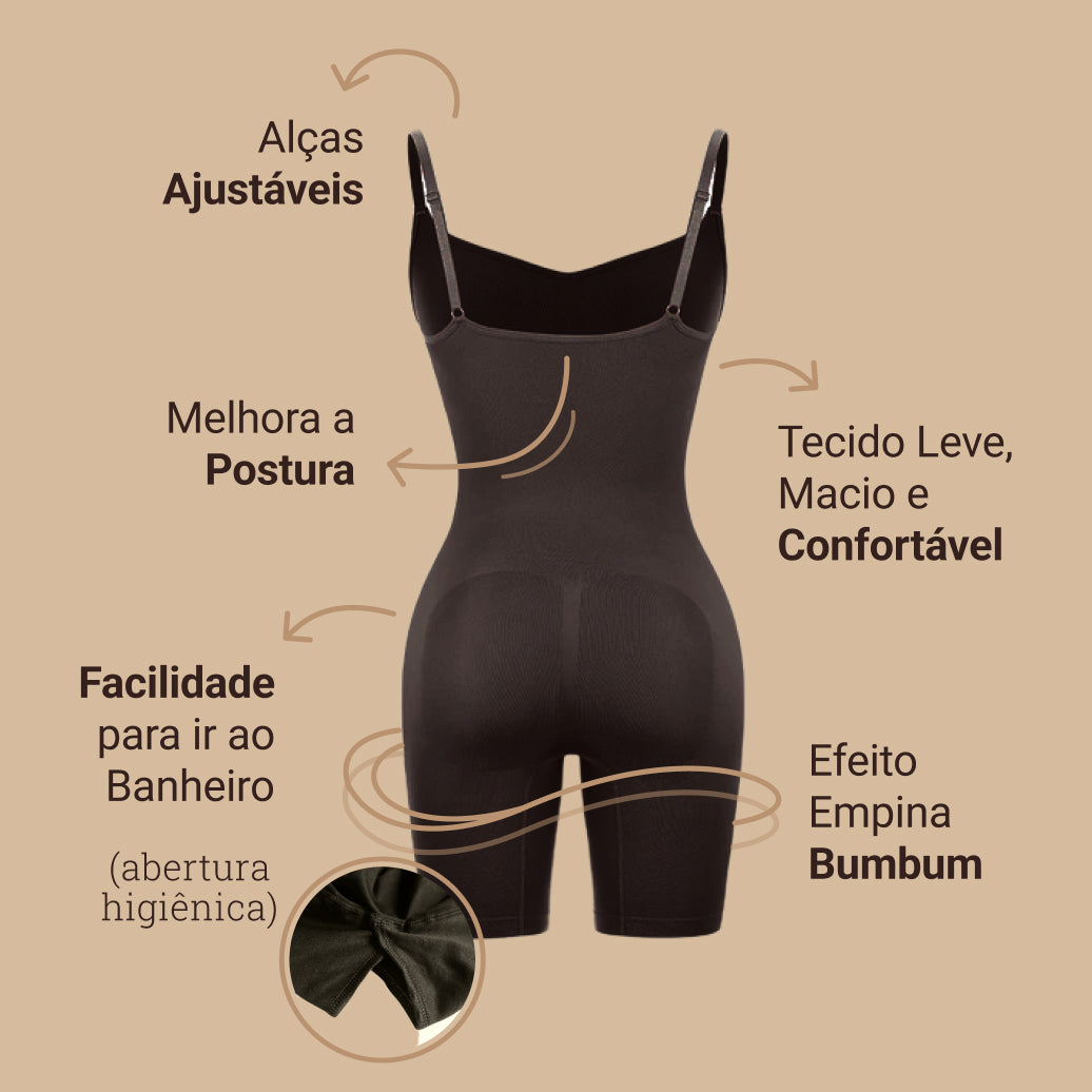 Body Modelador - Up Shaper - Compre 1 Leve 2 + Brinde Calcinha Modeladora (Short / Tanga)