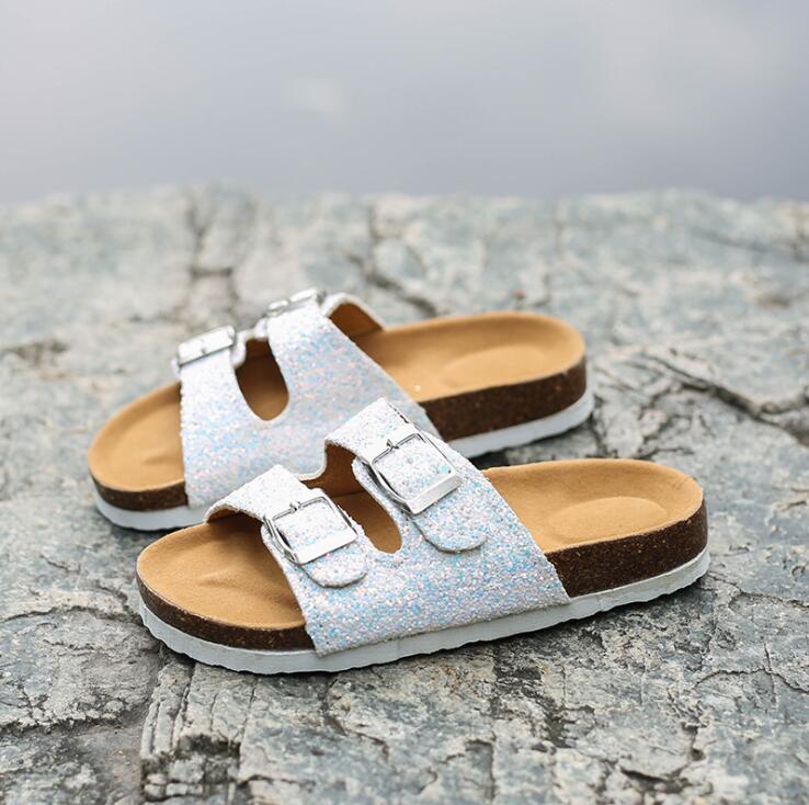 Sandália Feminina Anatômica - Strass