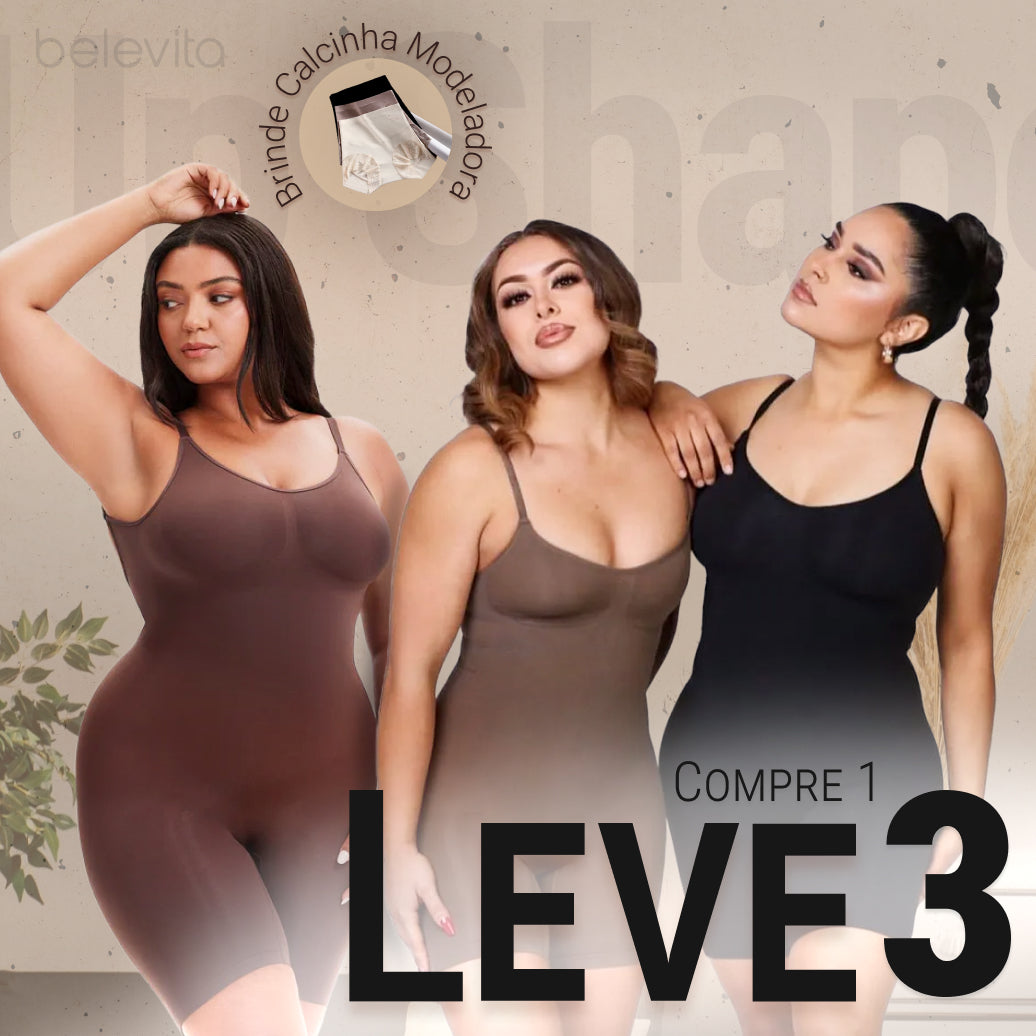 Body Modelador - Up Shaper | PAGUE 1 LEVE 3 + BRINDE